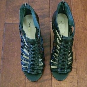 Soul Society Black Wedges